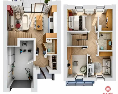 Szeregówka 78 m² | Dojlidy | Pompa ciepła