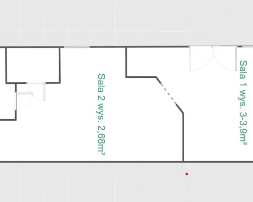 Pawilon usługowo-handlowy 70 m2