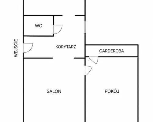 2 pokojowe mieszkanie w centrum