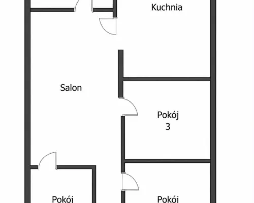 Mieszkanie słoneczne 4 pokoje 58m Suwałki centrum