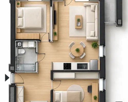 WYSOKI STANDARD | 3 POKOJE | DUŻY BALKON | BEZ PCC
