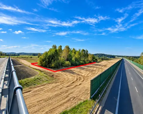 Działka usługowa przy S19