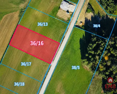 Działka 3000 m² blisko jezior i natury – Lipniak, gmina Suwałki