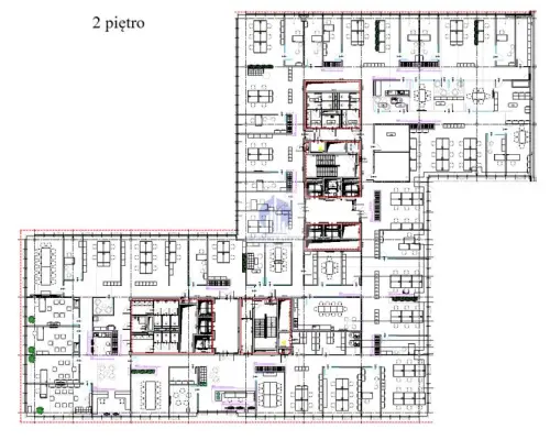 Mokotów: lokal biurowy 2144m2 do podnajmu