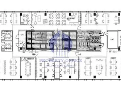 Mokotów: lokal biurowy 373 m2 do wynajęcia