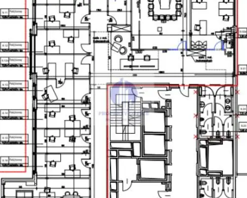 Śródmieście: lokal biurowy 593m2 do podnajmu
