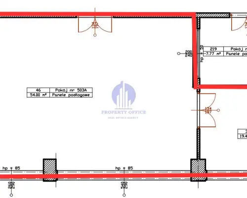 Mokotów: lokal biurowy 92,38 m2 do wynajęcia