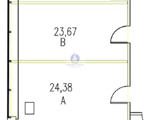 Śródmieście: lokal biurowy 48,05 m2 do wynajęcia