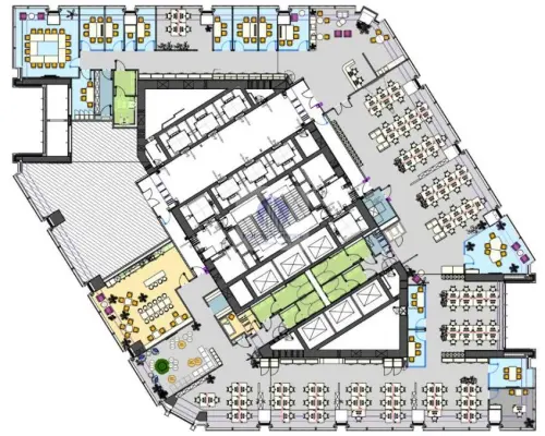 Wola: lokal biurowy 1385m2 do podnajmu