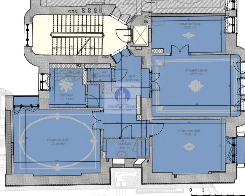 Śródmieście: biuro 118,39 m2 do wynajęcia