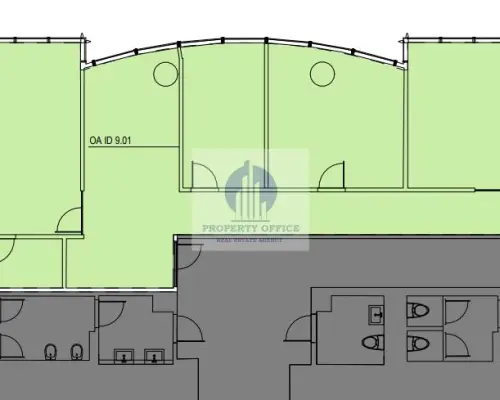 Śródmieście: lokal biurowy 392m2 do wynajęcia