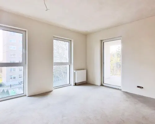 Pabianice 57,39 m2 z balkonem południe - zachód