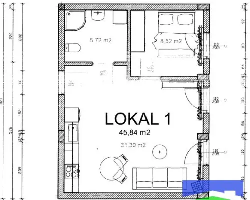 Pabianice - na sprzedaż M3 wykończone "pod klucz"