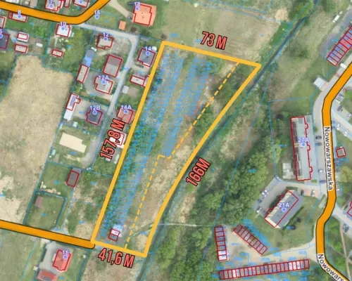 Działka inwestycyjna 7287m² Hajnówka MPZP