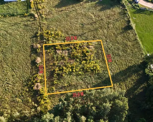 Lipiny 1154 m² WZ Działka przy lesie Hajnówka