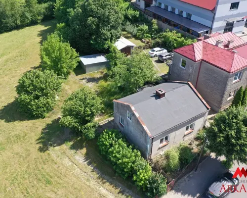 działka inwestycyjna Lipno z budynkiem