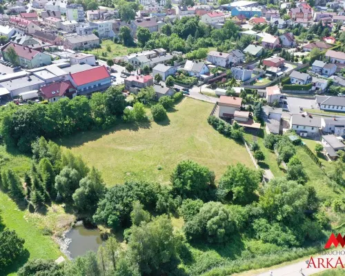 działka inwestycyjna Lipno z budynkiem