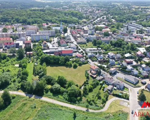 działka inwestycyjna Lipno z budynkiem