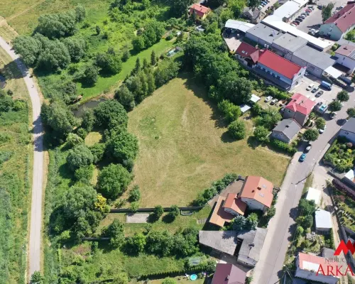 działka inwestycyjna Lipno z budynkiem