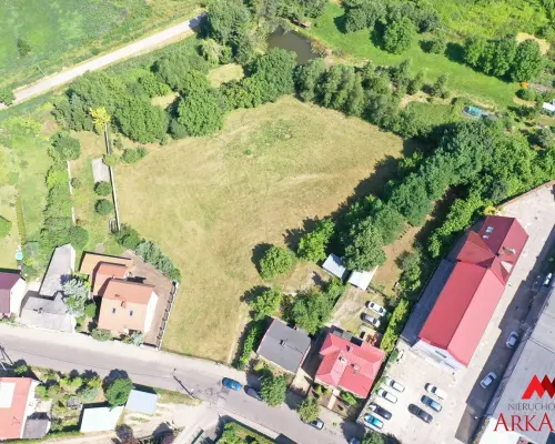 działka inwestycyjna Lipno z budynkiem