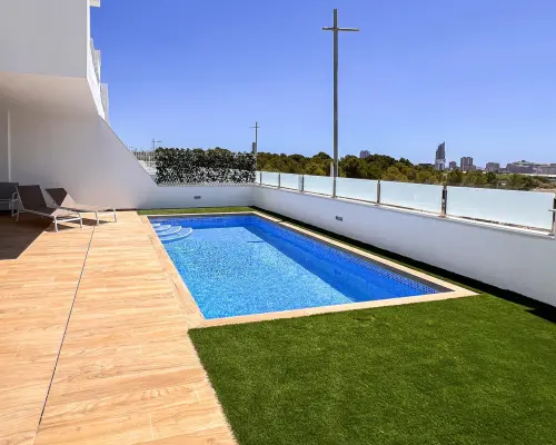 BUNGALOWY Z PRYWATNYM BASENEM W FINESTRAT