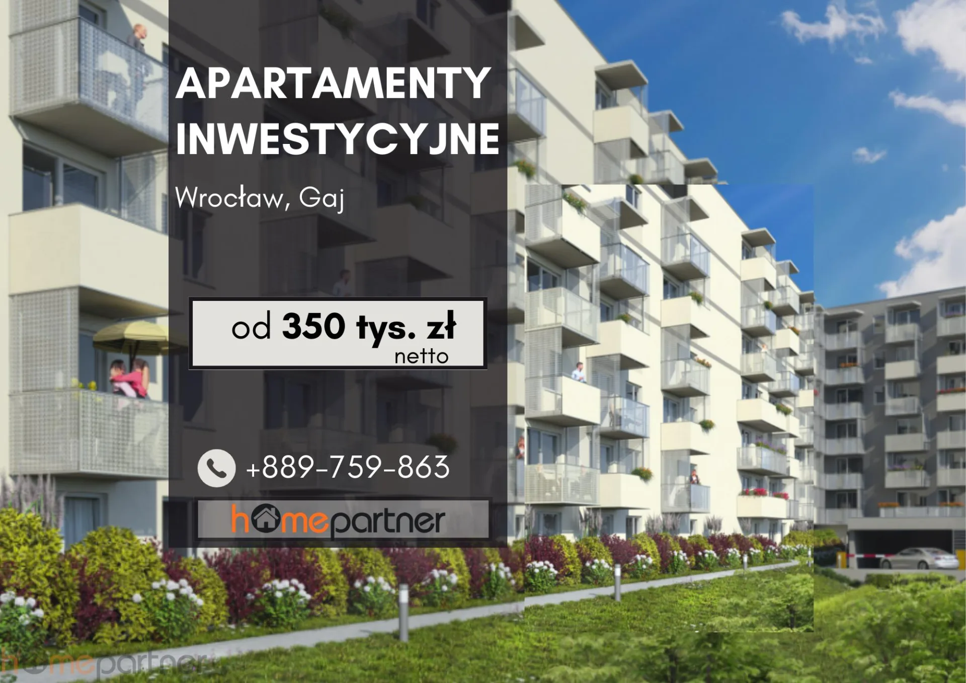 Nowoczesny apartament Wrocław Gaj