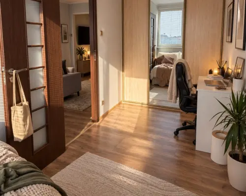 WOMBAT NIERUCHOMOŚCI  prezentuje  na wynajem    2-pokojowe mieszkanie   34 m²(Salon +sypialnia)   z Pięknym widokiem   ! w