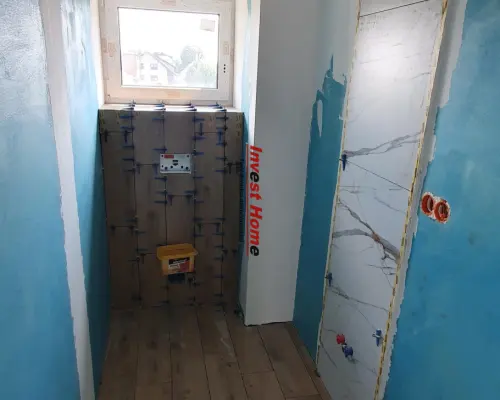 Nowe domy w spokojnej dzielnicy Rybnika.
